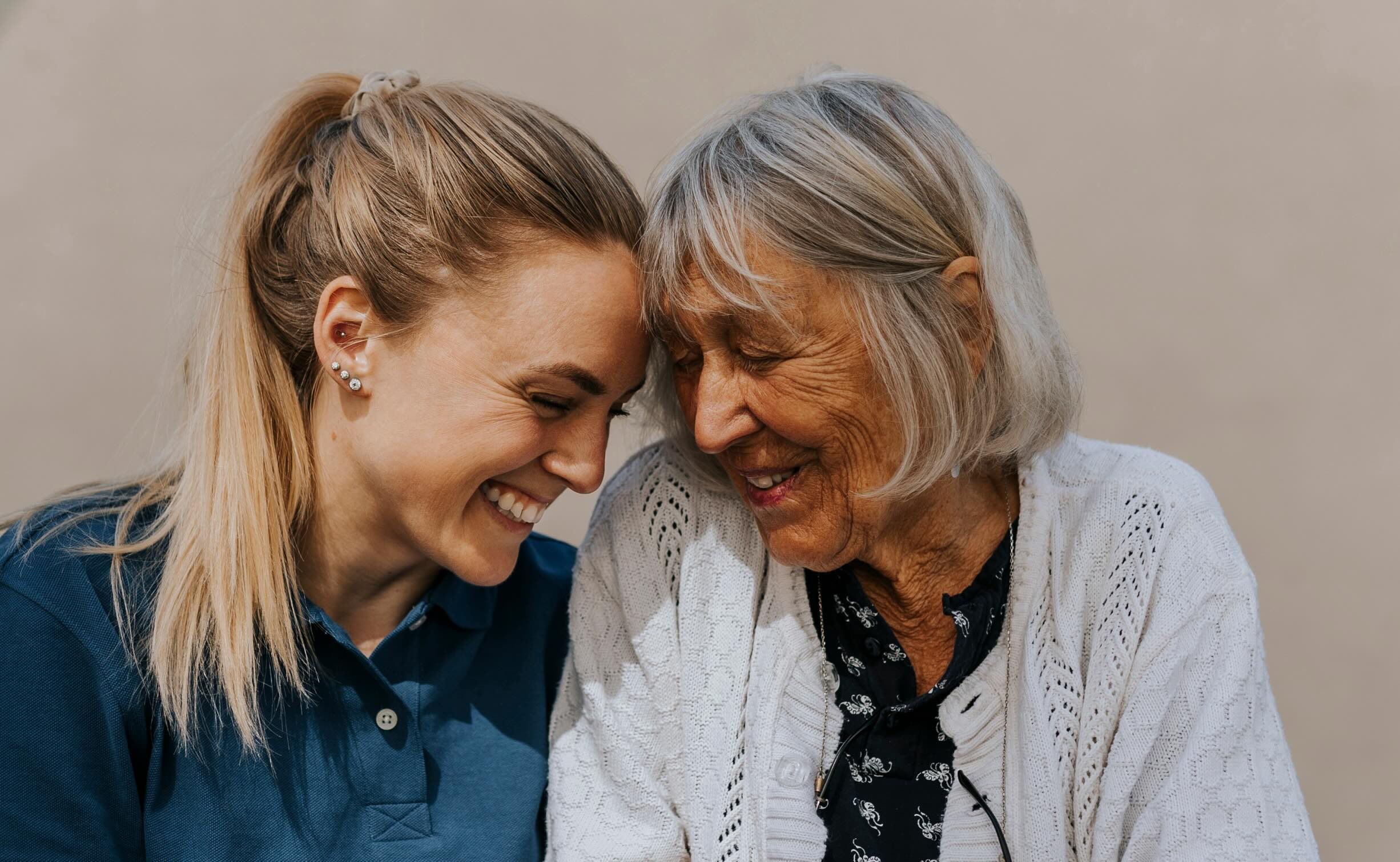 A patient speaking with friends